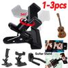 Guitar Head Clip Adjustable Angle Guitar Head Phone Holder Multifunctional Cell Phone Stand Clamp Musical Instrument Accessories