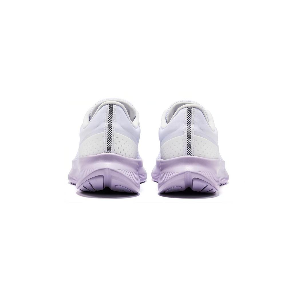 SAUCONY Vessel Mesh Cushioning Slip Resistant Breathable Low Top Casual Running Shoes Women's White Purple S18217-3