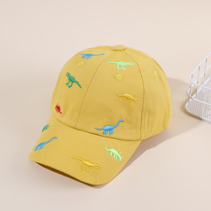Bear Cap Baby 1-5 Years Old Baby Spring and Summer Sun Protection Baseball Cap Cotton Breathable Hat for Boys Girls
