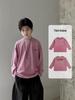 Children's Autumn 2025 Korean-Style Long-Sleeve Letter Pullover for Boys & Girls