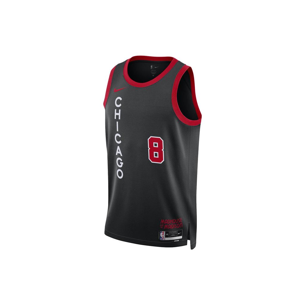 Nike Dri-Fit NBA Swingman Jersey, 2023/24 Season, Chicago Bulls, Zach LaVine #8 Men Tops Black DX8497-010