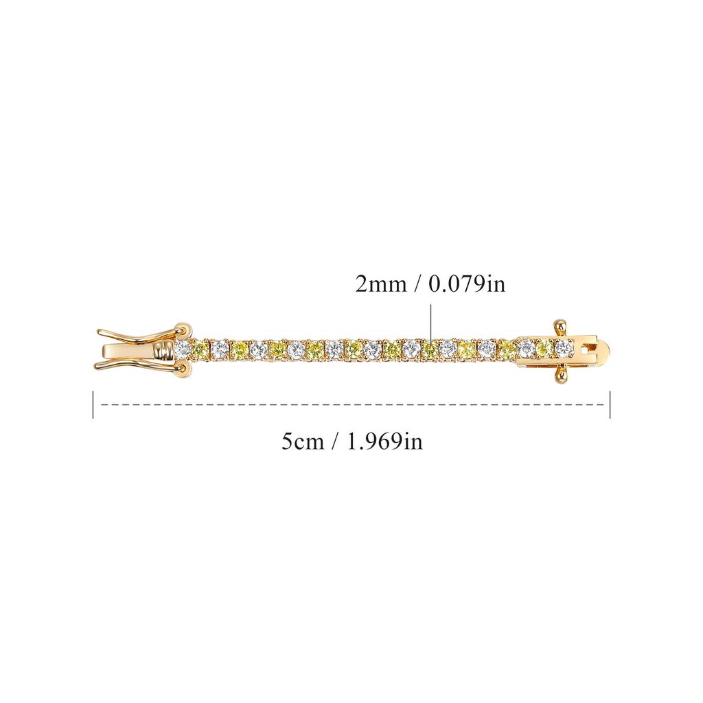 A New 2mm Copper Inlaid Zircon Tennis Necklace Neck Chain Fashionable Design, Popular