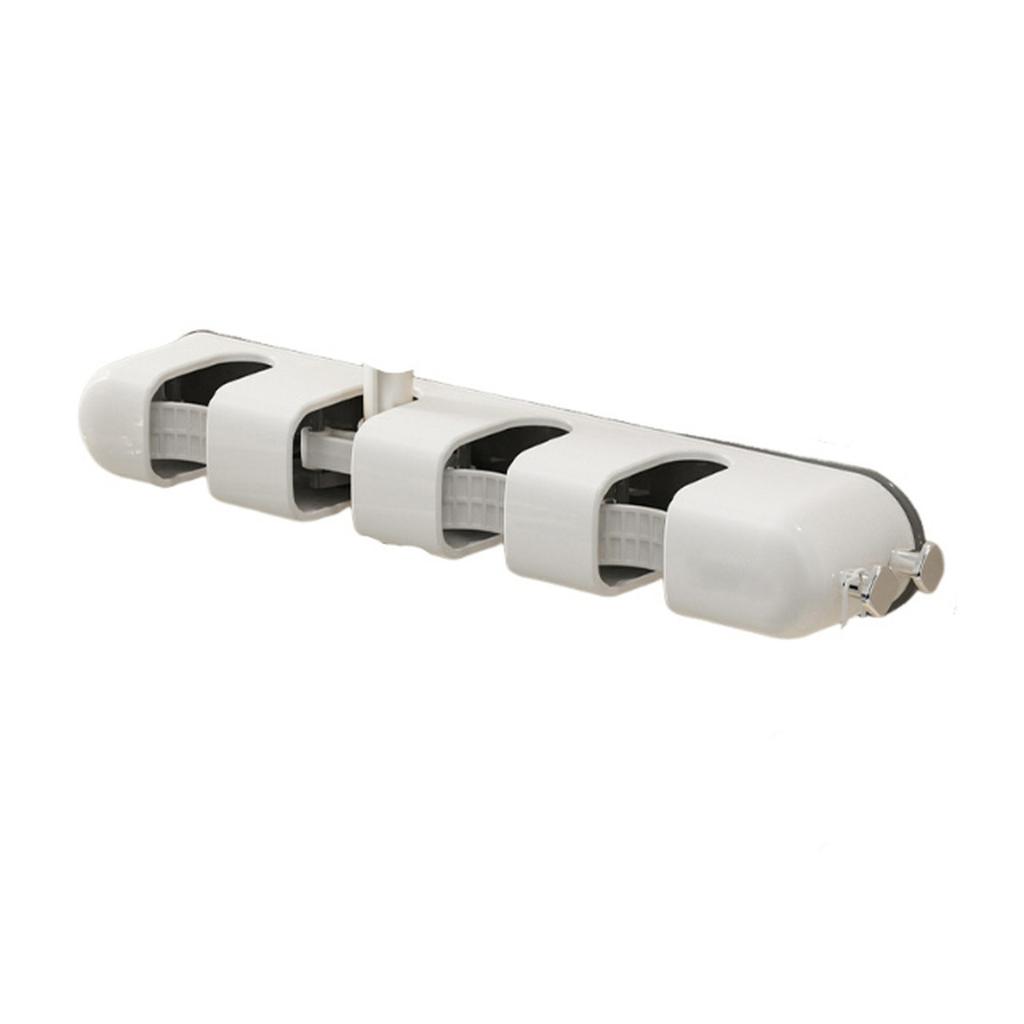No-Drill Mop Holder Wall Mounted Multifunctional Mop Storage Hook