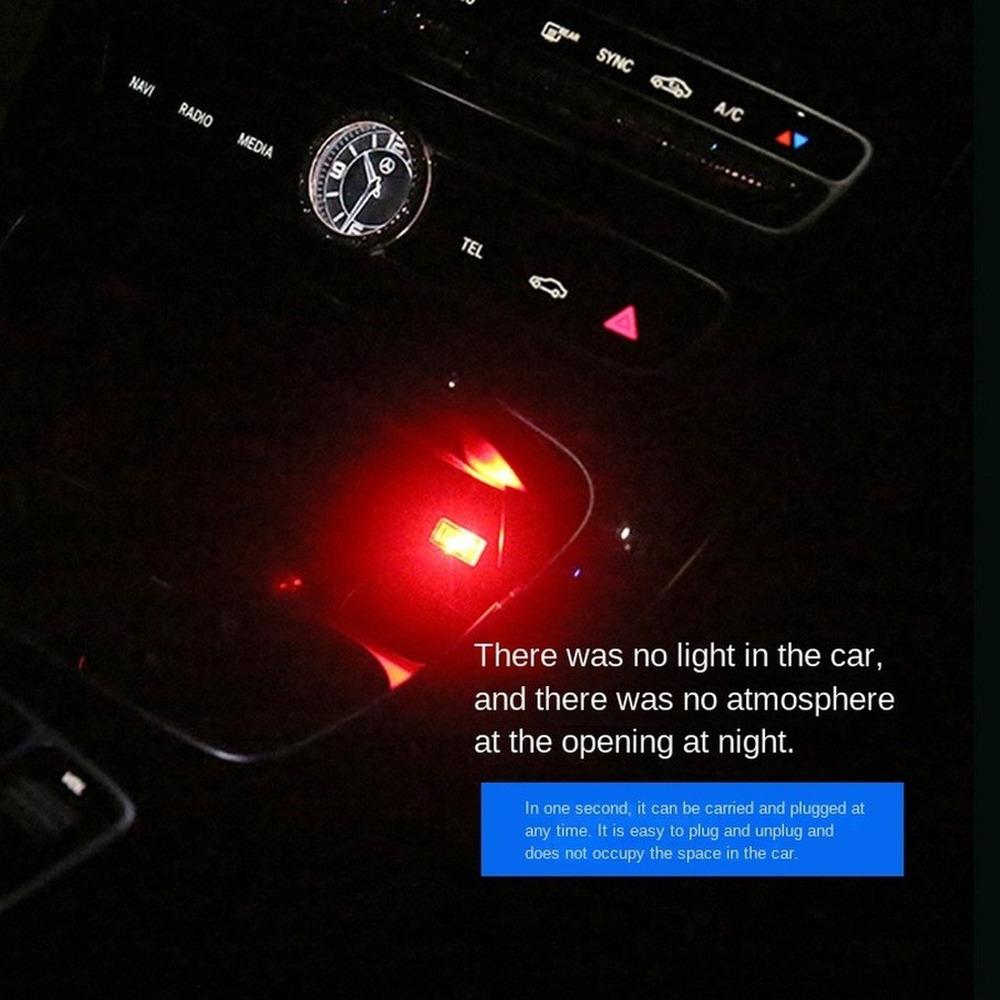 Mini LED Car Light Auto Interior Atmosphere USB Light Decor Plug And Play Lamp Emergency Lighting PC Auto Products