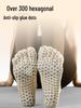 Women's Non-Slip Five-Toe Pilates & Yoga Gel-Dot Socks for Autumn/Winter