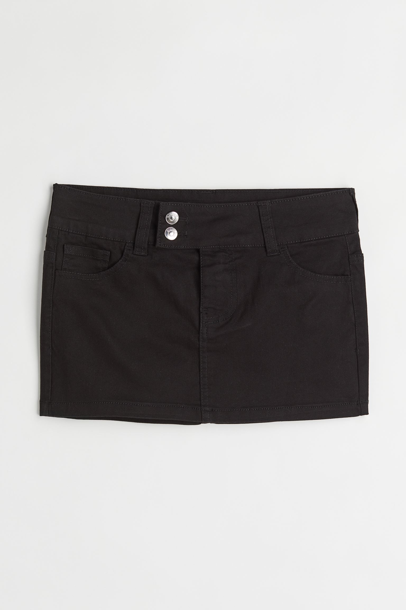 

Short twill skirt