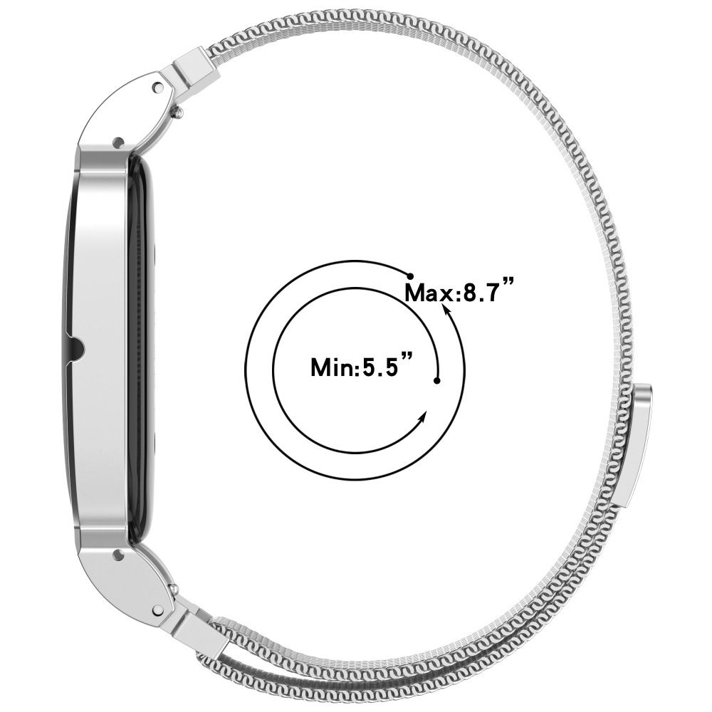 Kovový řemínek z nerezové oceli s magnetickým zapínáním pro chytré hodinky Google Fitbit Air