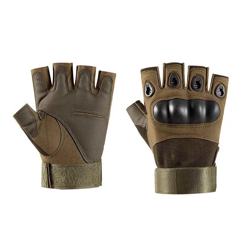 

Tactical Half Finger Gloves Sports Fitness Training Motorcycle Climbing Outdoor Riding Gloves Mountaineering Anti slip and Wear resistant XL half-finger