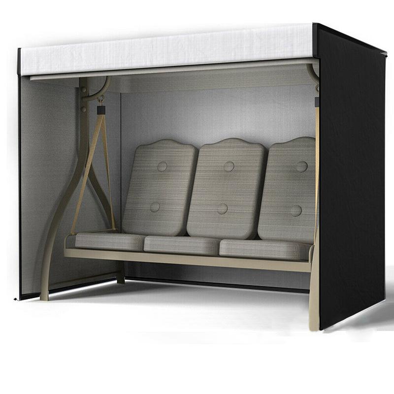 Waterproof 3 Seater Patio Swing Chair Sunscreen Cover 420D Oxford Garden Hammock Protective Cover Durable Gardening Accessories