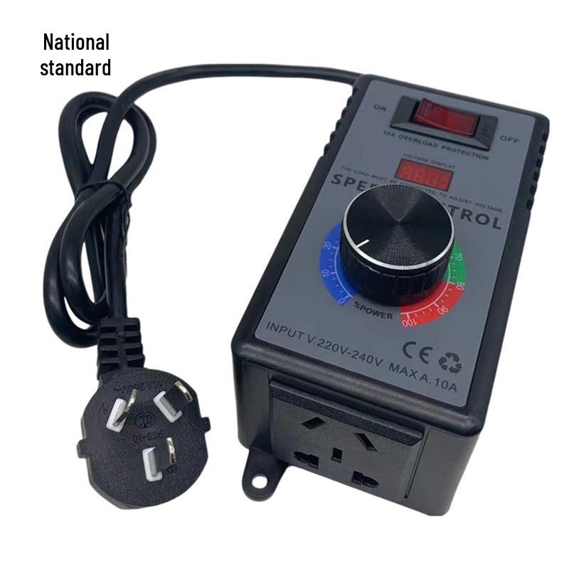 

4000W Adjustable Voltage Regulator Speed Controller - Stepless Temperature and Light Adjustment for Motor, Heater, Fan, AC220V