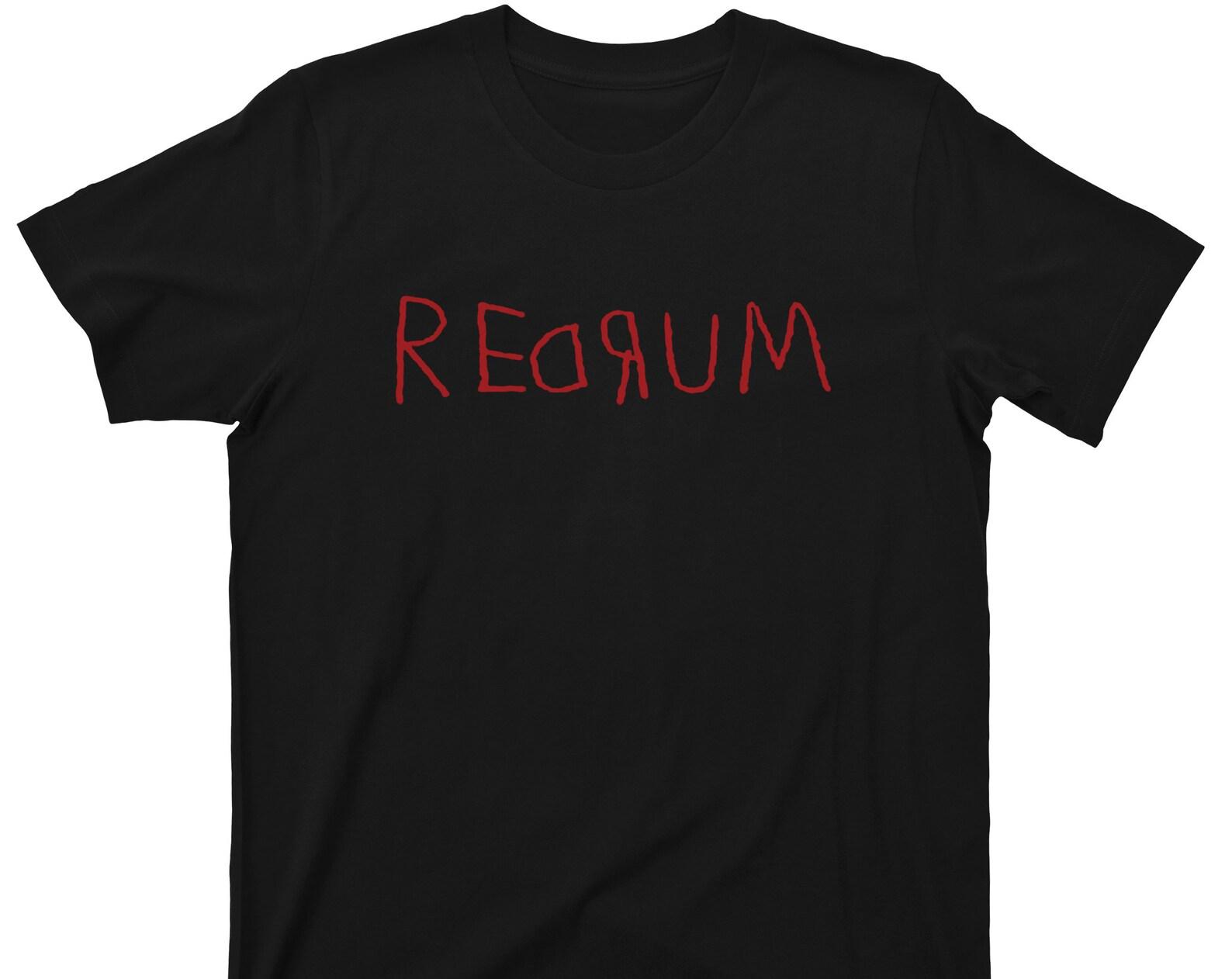 Redrum T Shirt - The Shining Horror Movie Graphic TShirt M