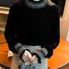 Sweatshirt for Women Cotton   Fleece Thickened Round Neck Casual Pullover Long Sleeve Top Sweatshirt