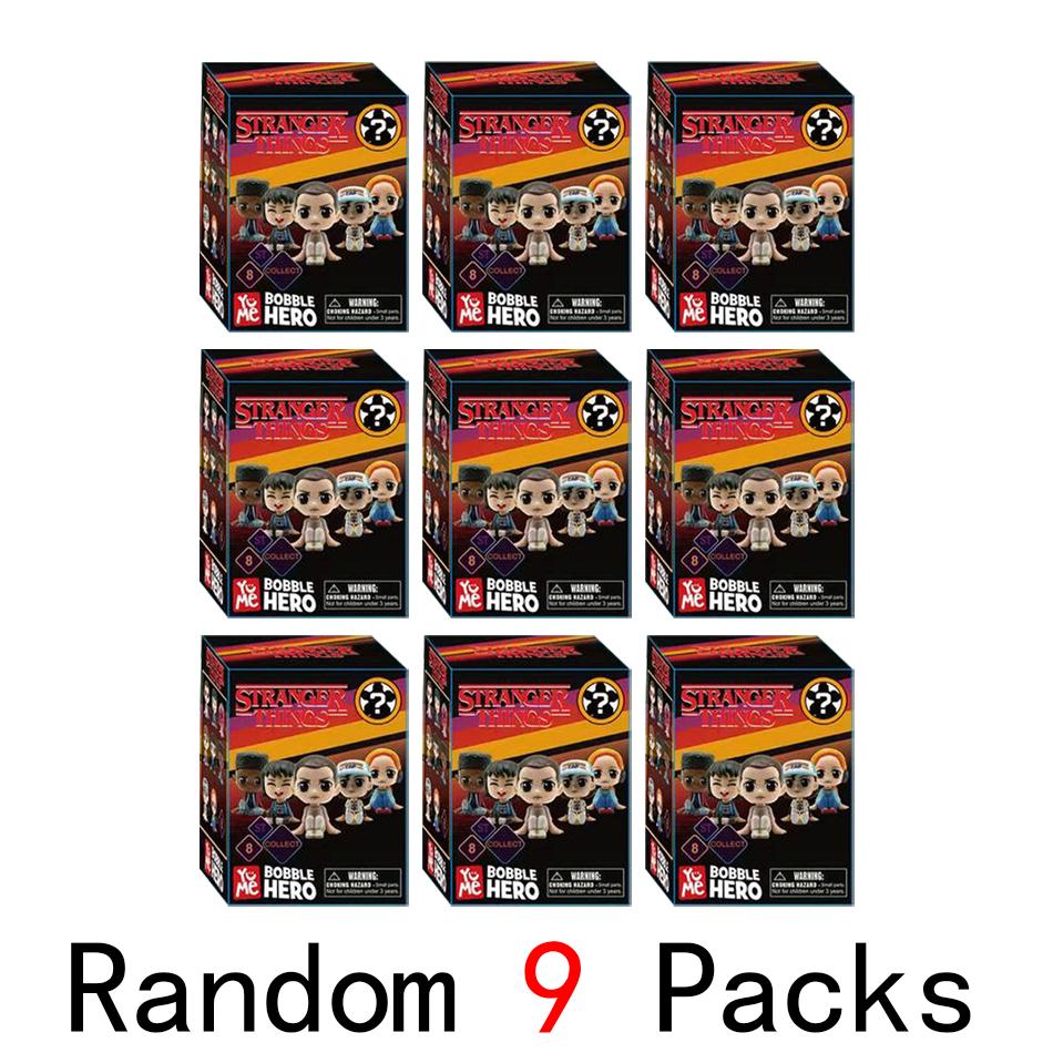 8Pcs/Set Keychain Figure Style Doll Eleven Monster Carnivorous Plant Strangered Things Boxed Anime Figures Collection