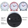 Kids Alarm Clock Bedsides Girls Boys Quiet No Ticking Battery Operated Analog Clock with Night Light Colorful Design