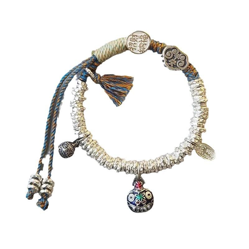 Новый китайский стиль Золотой проглатывающий зверь пластинчатый браслет с улучшенным — фото 4