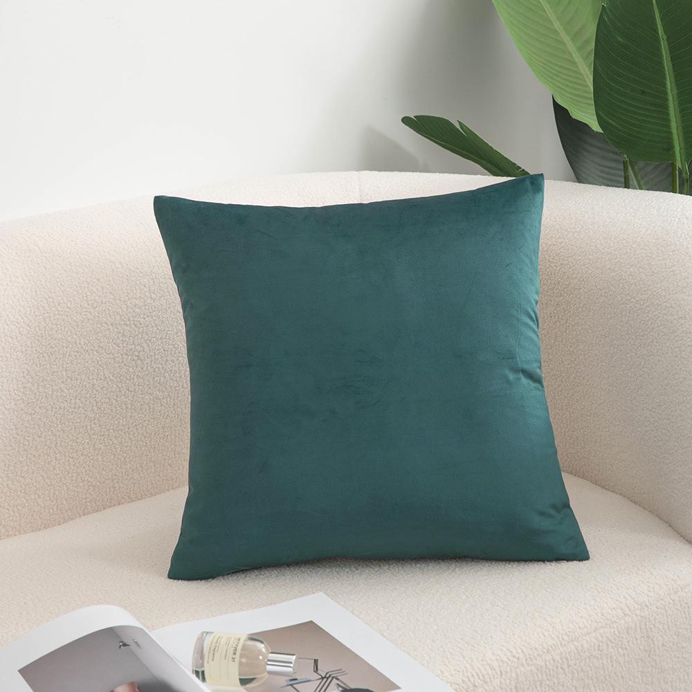 Federa in velluto tinta unita - Cuscino di supporto per la vita per divano o letto, spedizione gratuita