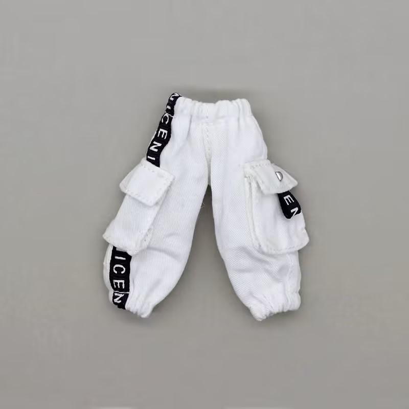 OB11 Baby Clothes Baseball Uniform Letter Overalls Suit Coat Fashion Pants For Obitsu11 Molly YMY Body 1/12 BJD Doll