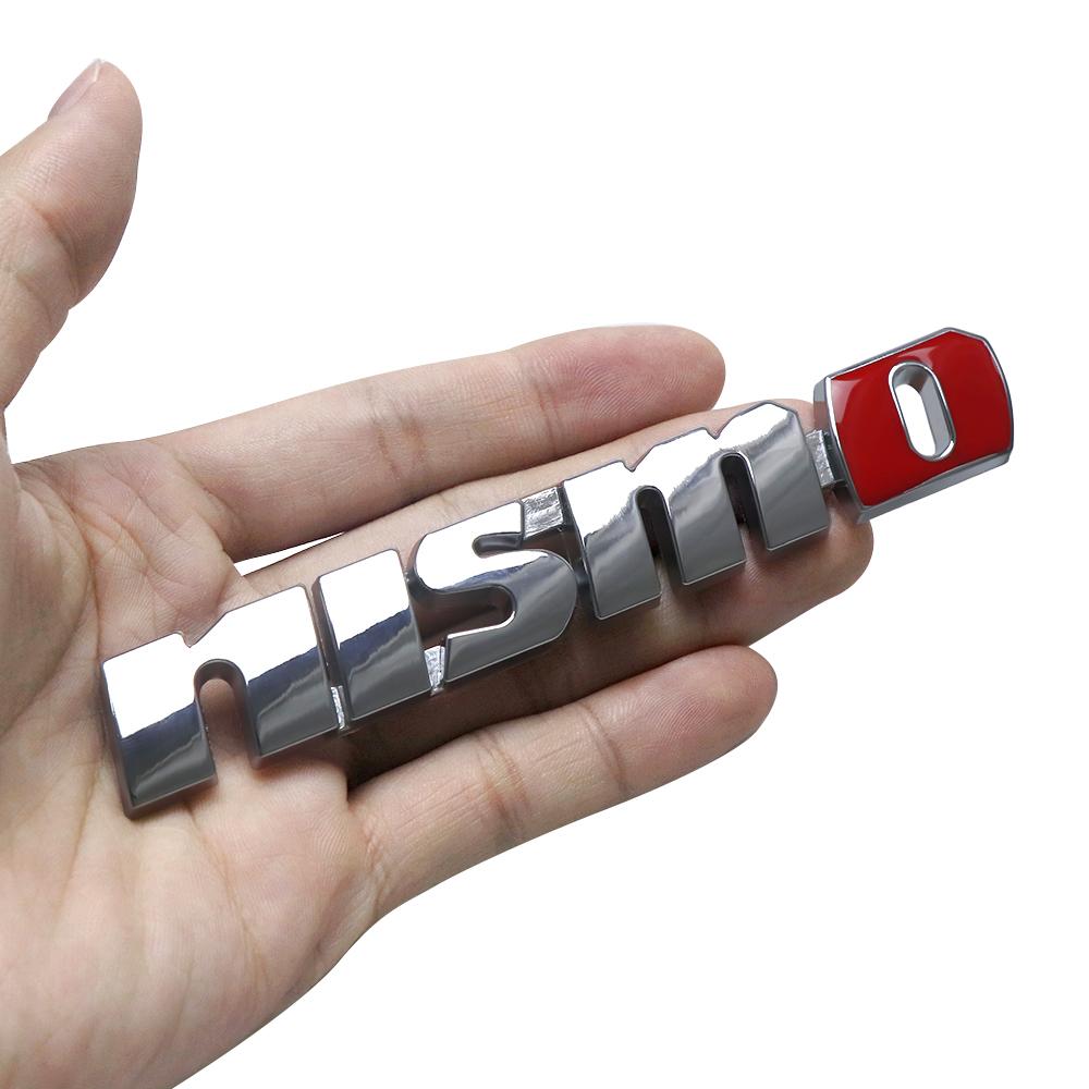 

Car Styling Front Grille Badge Sticker Trunk Emblem Decal For Nissan Nismo Logo Tiida Teana Qashqai Juke X trail Almera Skyline