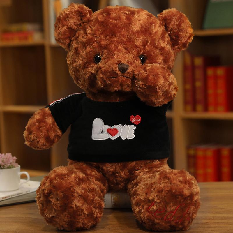 Clothes Teddy Bear Doll Plush Teddy Bear Sweater Hug Bear Doll Girl Soothing Ragdoll