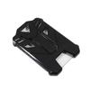 Heavy Duty Retractable Keychain Badge Clip ID Reel Chain Holder Outdoor Steel Wire Spring Rope Card Clip Carabiner Outdoor Key Card Cover Case Bags