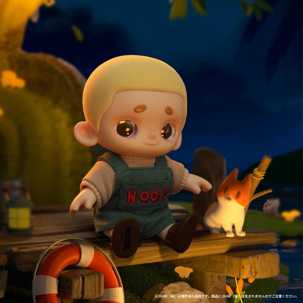 52TOYS BLINDBOX NOOK Plush Blind Box First Edition "OOTD" (Outfit of the Day) Vinyl Face Plush Toy with Interchangeable Dress-Up, Fluffy, Painted,