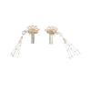 Fashion Chinese Pearl Hanfu Earrings Set Antique Chinese Hair Stick Headdress Hairpin Hair Comb