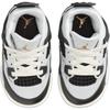 Air Jordan 4 Retro TD Platinum Gold Baby Sneakers Grey Pure-Platinum Metallic-Gold FZ8584-070