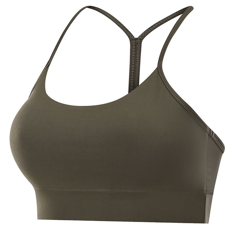 Nude Feel Seamless Women's Beauty Back Sling Set Yoga Pants