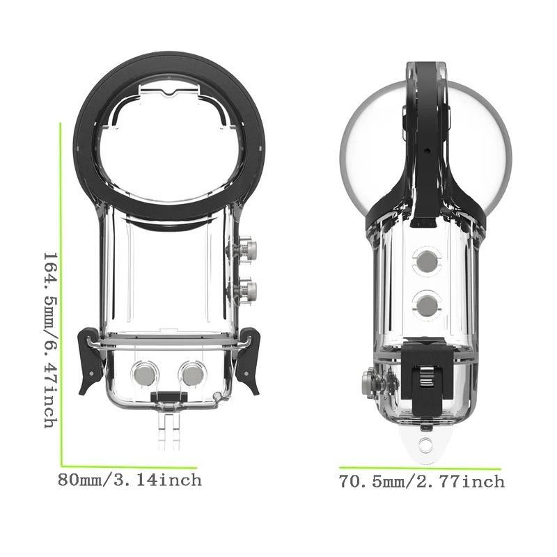 X4 Waterproof Case For Insta360 X4 Underwater 50M Invisible Diving Housing Cover Dive Shell For Insta360 Accessories