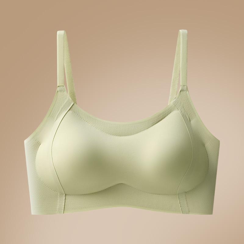 Summer Seamless Bra for Women Gathered on Top Anti Glare Bra Strapless Bra One-piece Beautiful Back Bra Vest