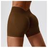 New Seamless High Waisted Yoga Shorts, Cinching And Lifting Hips, Fitness Pants For Wearing, Running And Sports Shorts For Women