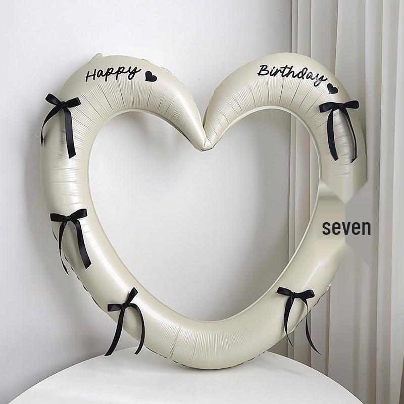 First Birthday Heart Photo Frame Balloon Decoration for Boys & Girls