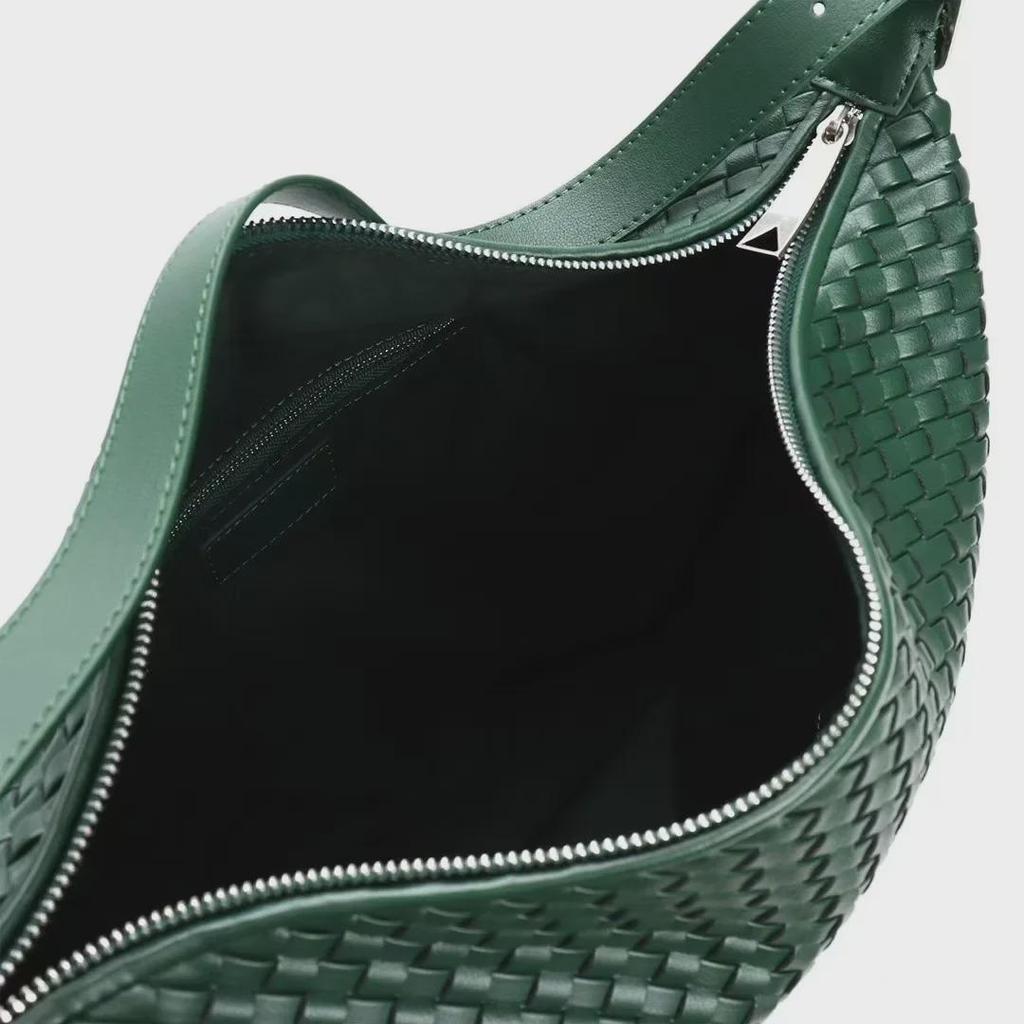 Borsa Tote da Donna in Vera Pelle Intrecciata a Mano in Pelle Bovina - Borsa a Spalla Versatile di Grande Capacità per il Pendolarismo