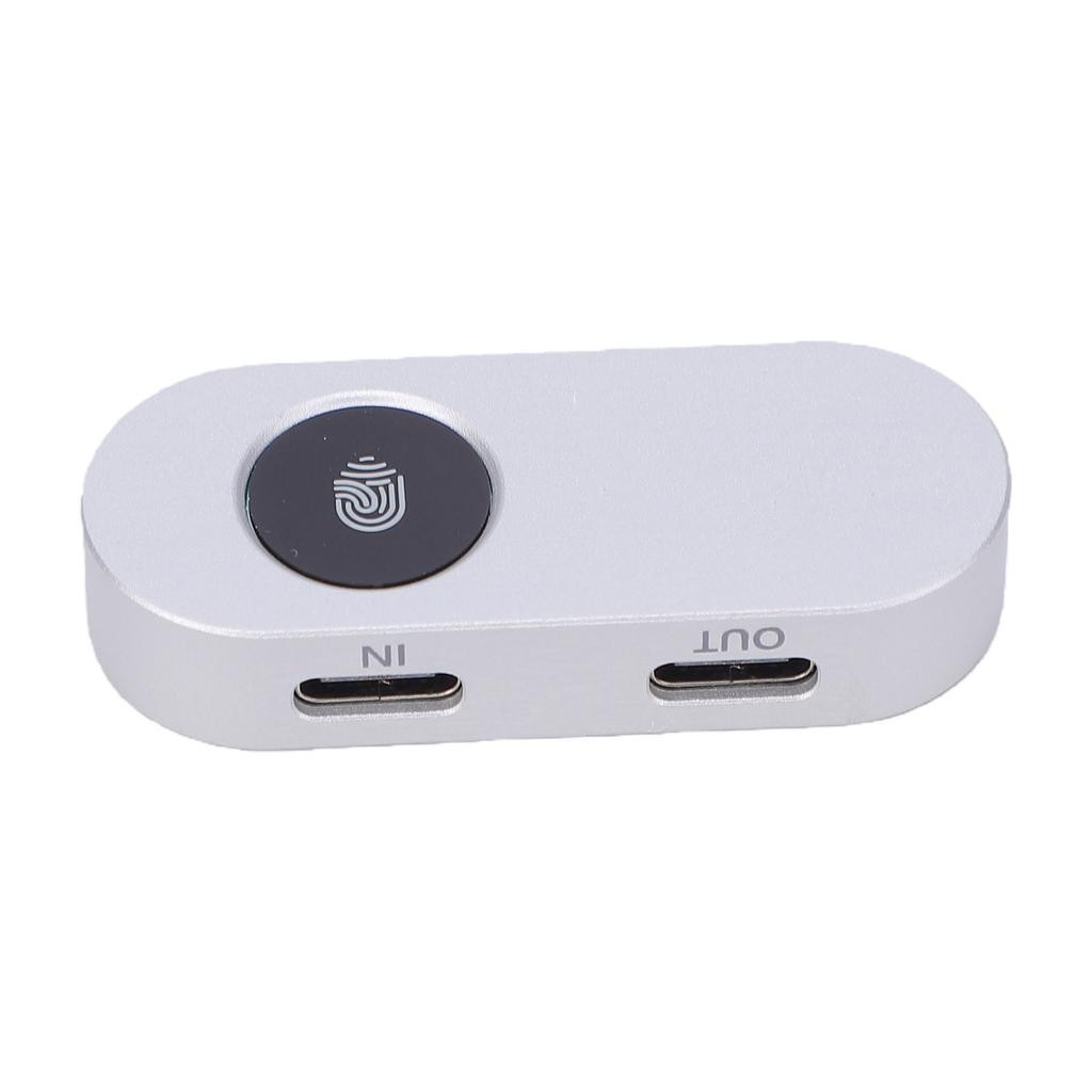 Desktop Fingerprint Reader Fast Login Aluminum Alloy Lightweight USB Fingerprint Reader