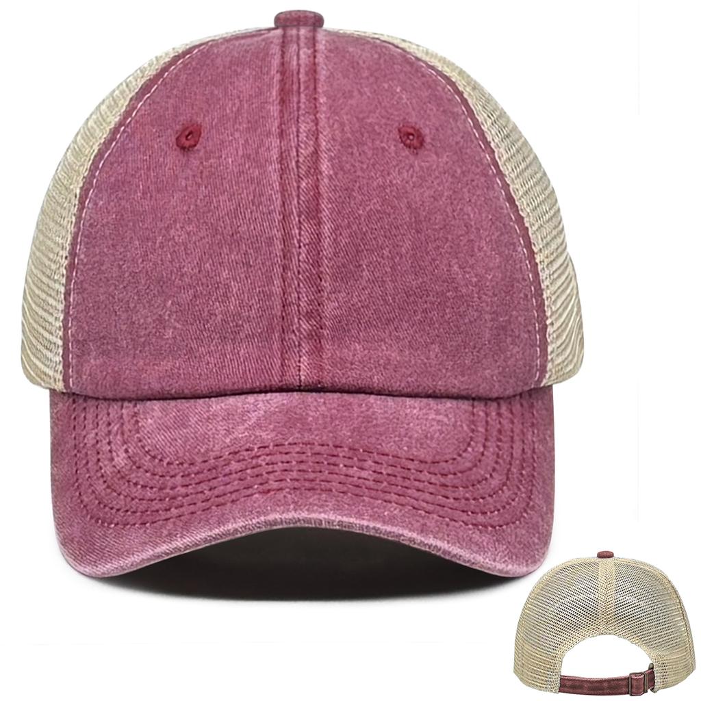 Baseball Cap Mesh Caps For Woman Cozy Adjustable Strap Snapback Baseball Hat Ideal Choice For Casual Wear One Size Fits All