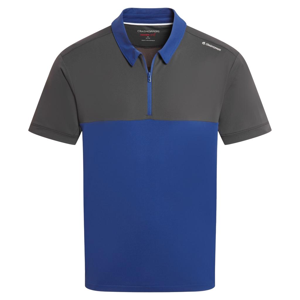 CRAGHOPPERS Mens Avro Nosilife Short-Sleeved Golf Polo Shirt
