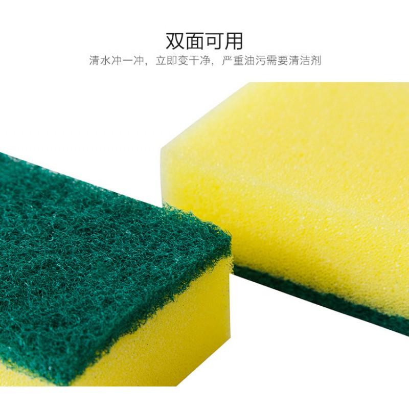 Dishwashing Sponge Scrubber Kitchen Sink Heavy Duty Cleaning Block Pots Plates Utensils