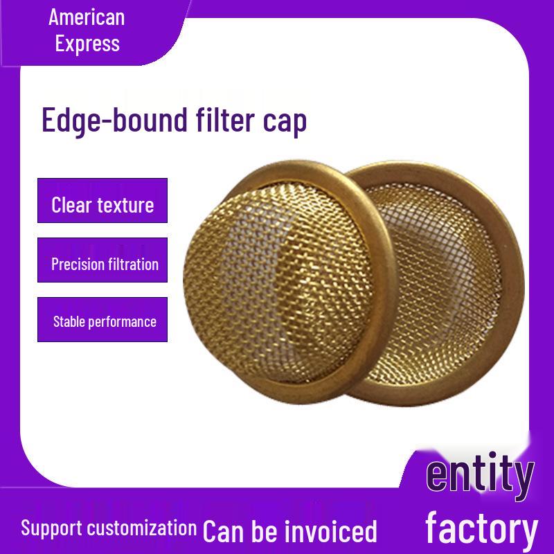 Copper-Edged Seamless Mesh Filter Cap for Oil and Tea