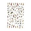 Thin Feather Nail Stickers R054