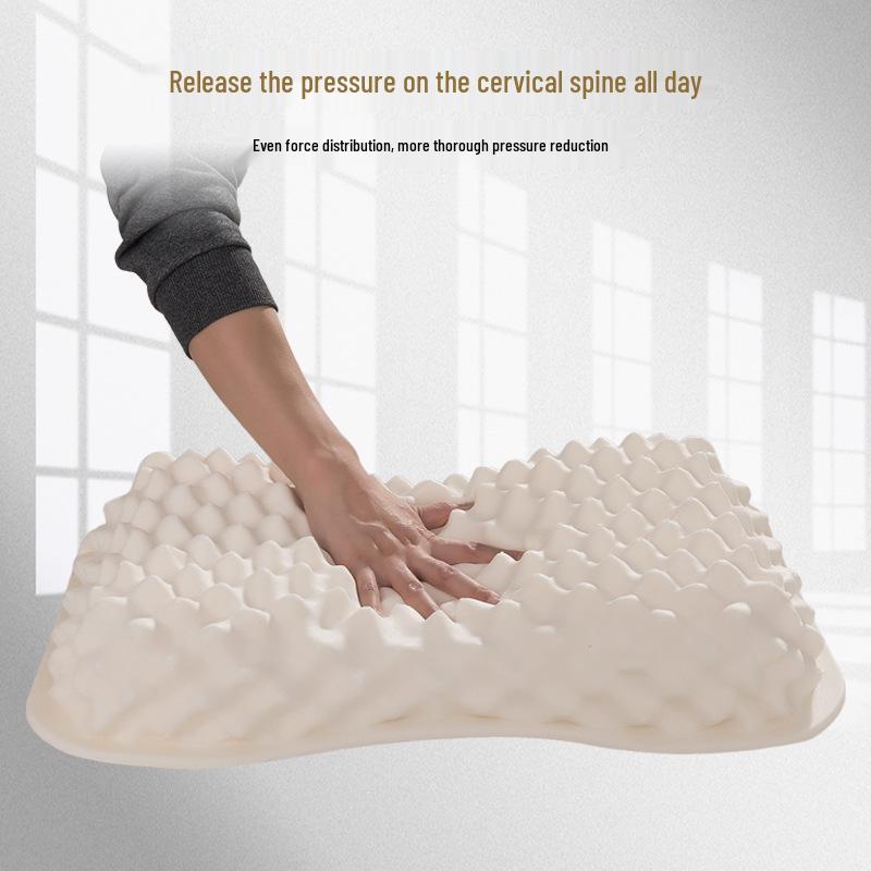 Natural Latex Anti-Mite Pillow for Sleep Support and Cervical Spine Protection