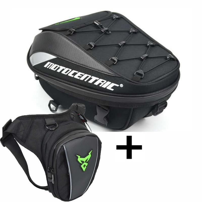 Motorcycle Bag Waterproof Drop Leg Side Bags Backpack Tail Multifunction Rear Seat Bag High Capacity Ride Outdoor For Cafe Racer