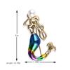Mermaid Pearl Brooch Painted Drop Oil Personalized Pin Long-lasting Color Exquisite Women's Fashion Gift Accessory
