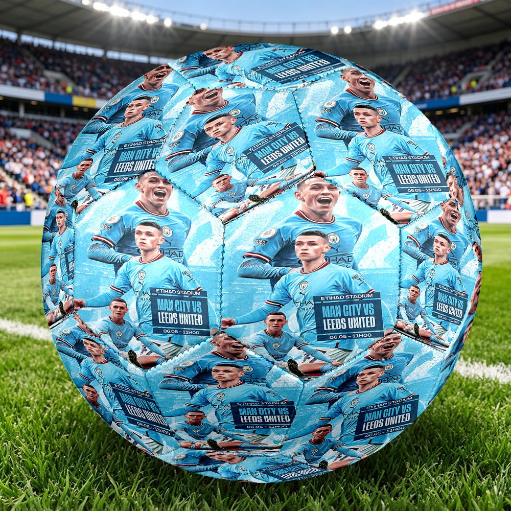 1 Stück Mann Sterne Action Qualität Fußball, Standardgröße 5 Geeignet für Erwachsene, Schüler und Jugendliche für Training und WettkampfYUG21