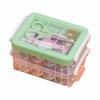 Plastic Transparent Sewing Thread Storage Box Craft Organizing Storage Holder Needles Knitting Case Spools Accessories Cont Z2N7