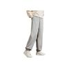 Anta Comfortable Casual Simple Tapered Loose Fit Knitted Sports Pants Men Bottoms Gray Gray-Pattern 972511302-2
