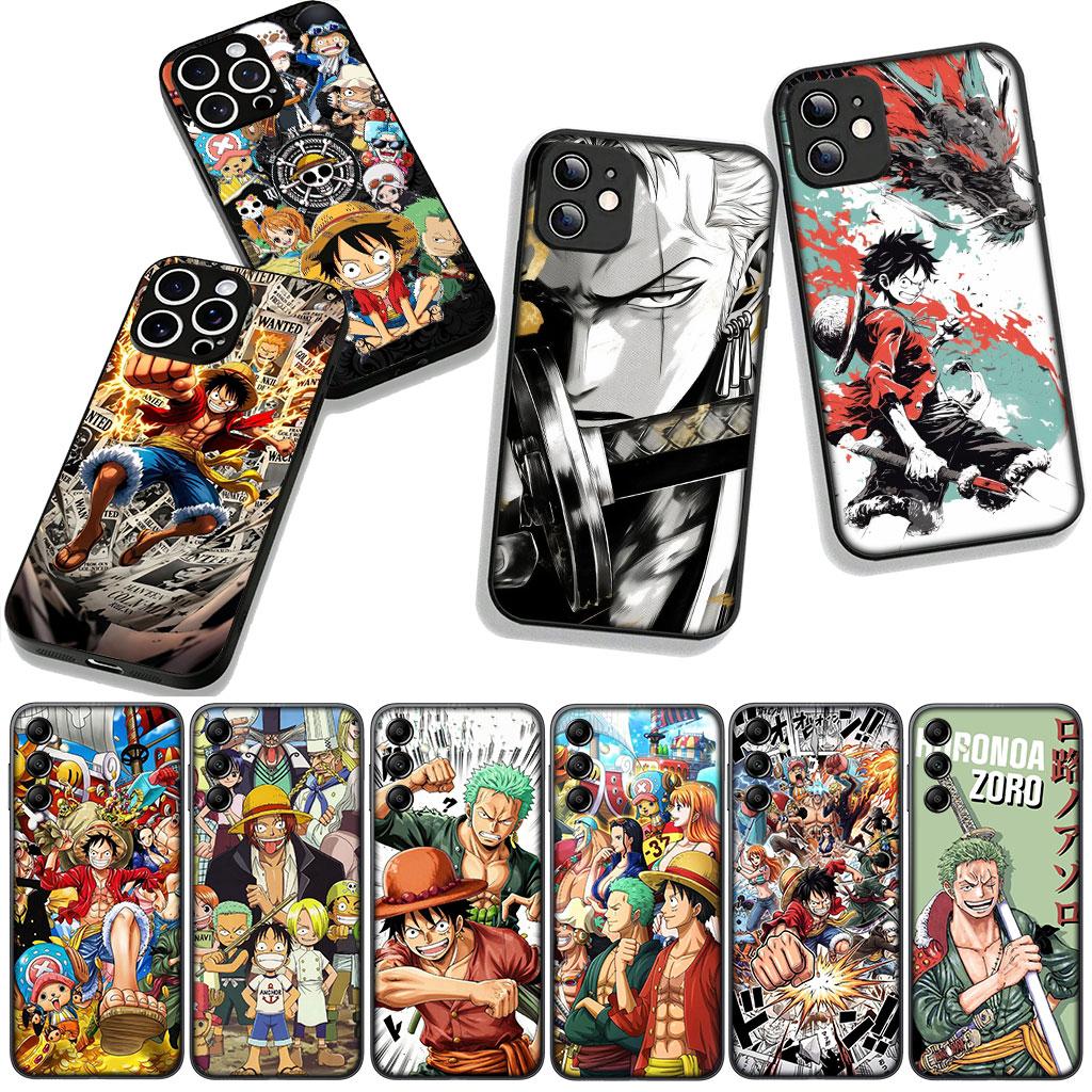 Cover for Apple iPhone 16 15 14 Plus 13 12 Mini 17 Pro Max + ProMax 16E Air 16+ 15+ Phone Case Luffy One Piece Roronoa Zoro