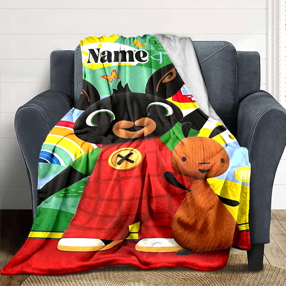 Custom Name Vampirina's Halloween Adventure Blanket for Couch & Bed, Plush Cozy Fuzzy Blanket Super Soft & Warm Blankets for Fall and Winter. 0908124