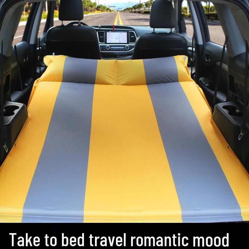 Automated Inflatable Car Mattress for SUV Trunks and Rear Seats