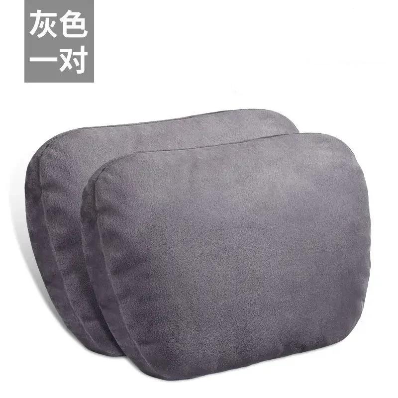 2pcs Top-Quality Car Headrest Neck Support Seat Cushion Pillow S-Class Soft High Elastic Back Rest Auto Adjustable  Nek Pillows