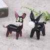 Moderne Miniatur-Esel-Bastelarbeiten Niedliche kleine Kristall-Esel-Figuren Auto-Schmuck Briefbeschwerer Glas-Tier-Schmuck Kinderspielzeug